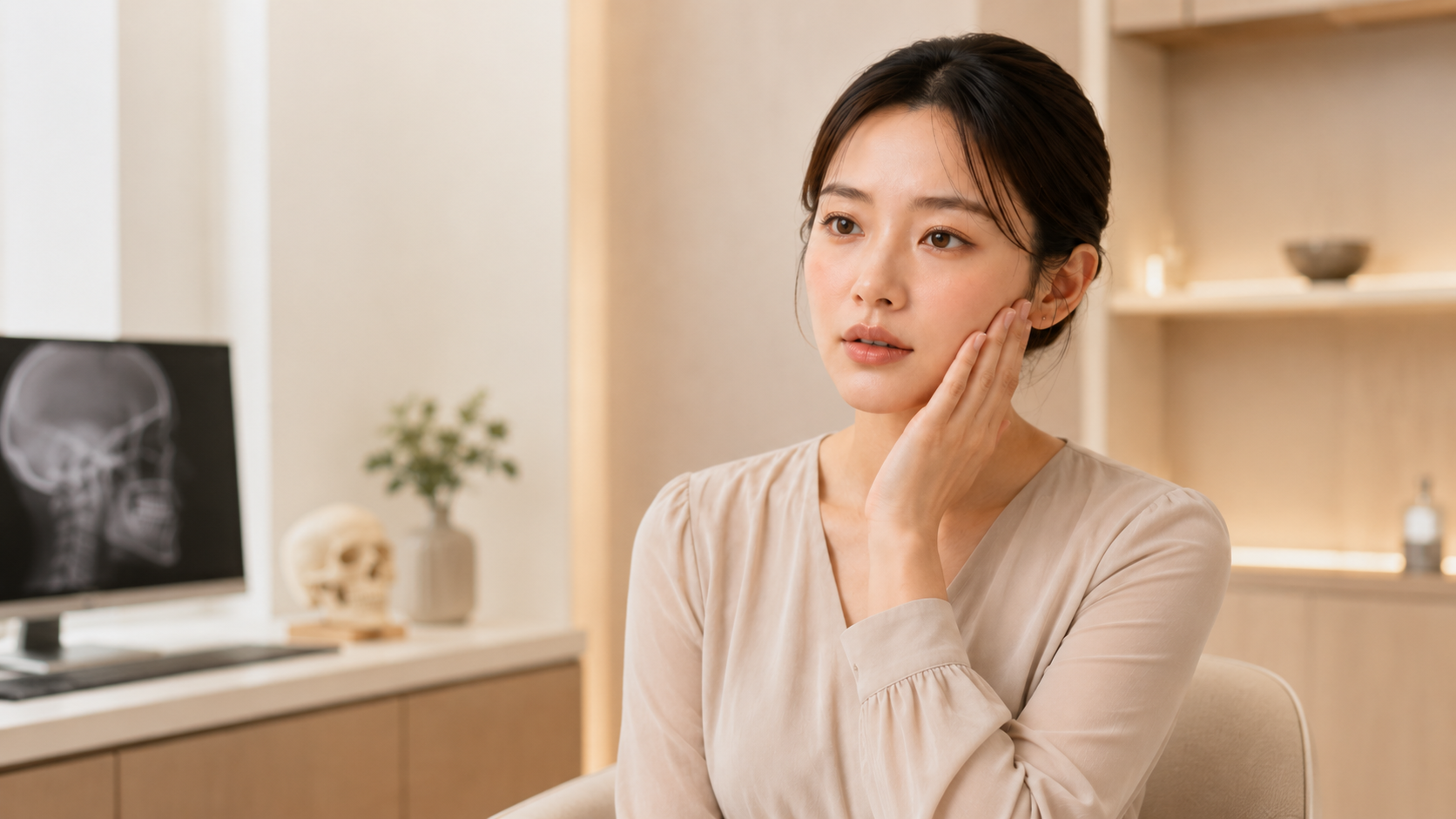 [창원 턱관절 한의원] 입을 열 때 '딱' 소리가 난다면, 턱만 볼 일이 아닙니다